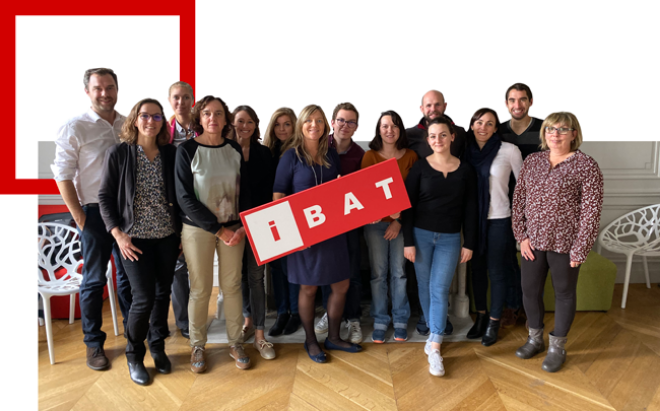 Photo de groupe de l'équipe d'Ibat