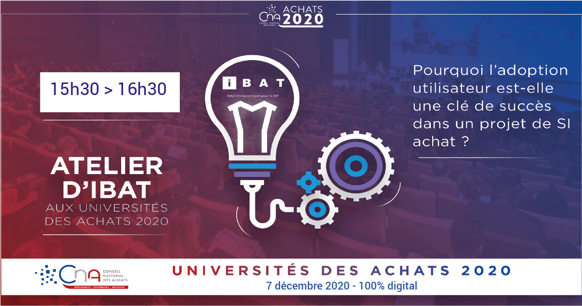 Atelier IBAT Université des Achats 2020