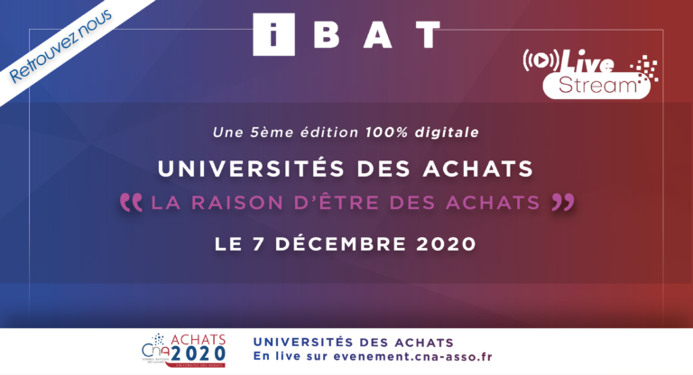Atelier IBAT-CNA-Université des Achats